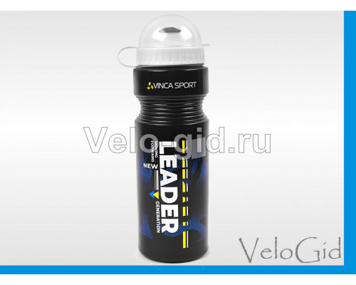 Бутылка для велосипеда Vinca Leader Black 750 мл